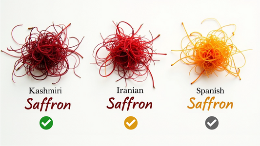 Thread by Thread: Exploring the Differences Between Kashmiri, Iranian, and Spanish Saffron